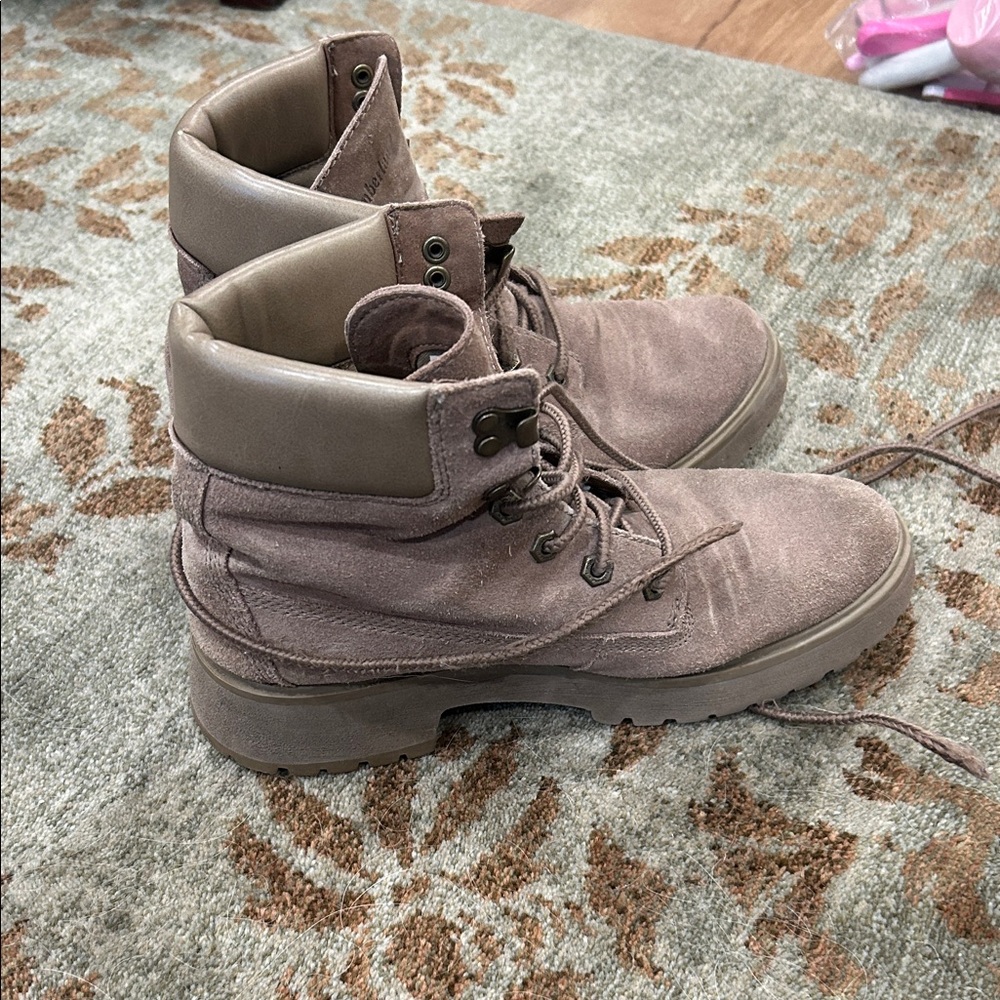 Women's Brown Lace-Up Boots